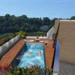 Appartement avec piscine sur le toit à Lyon, quartier Saint-Rambert
