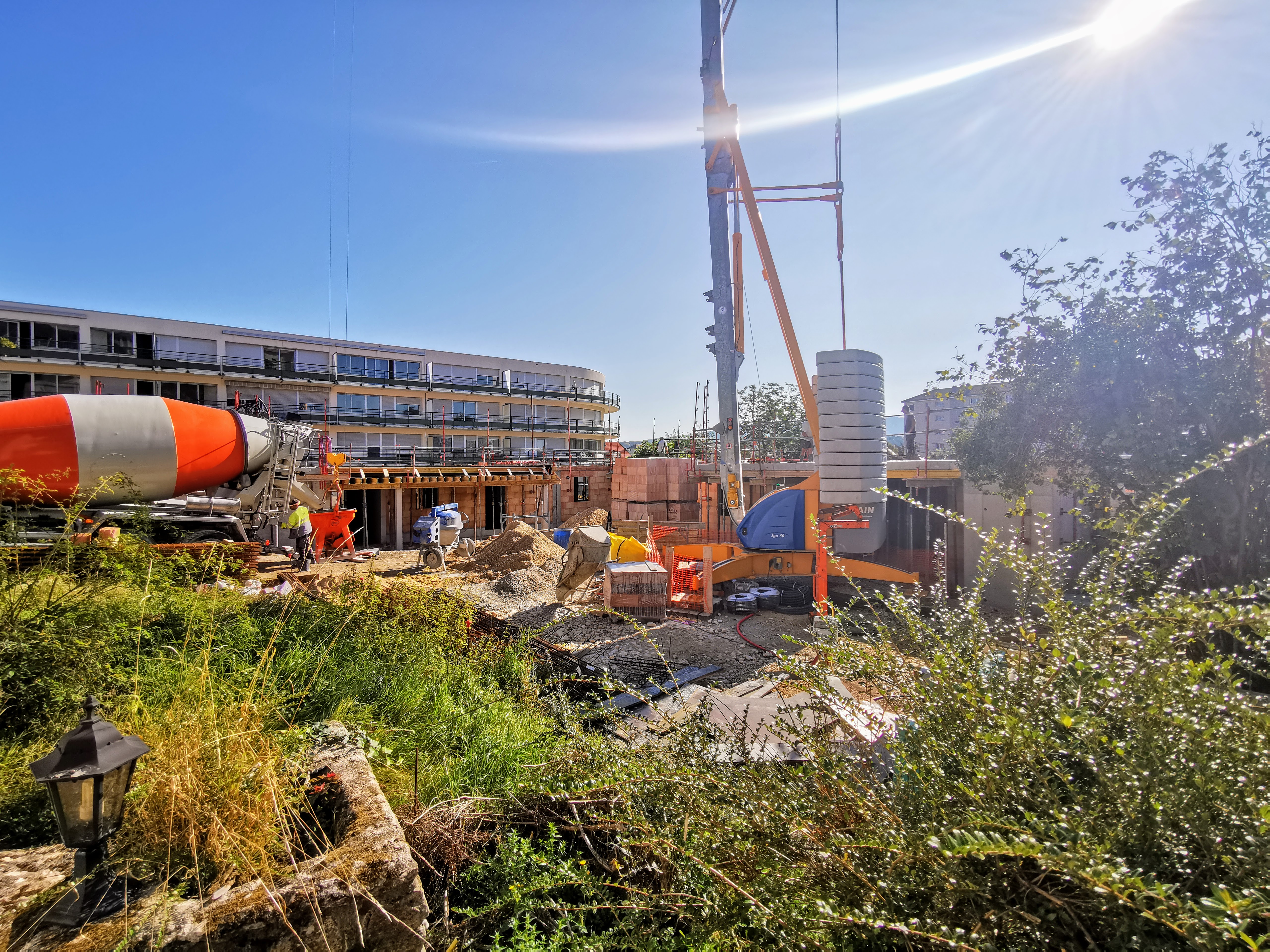 Le chantier Au Verger Partagé à Besançon