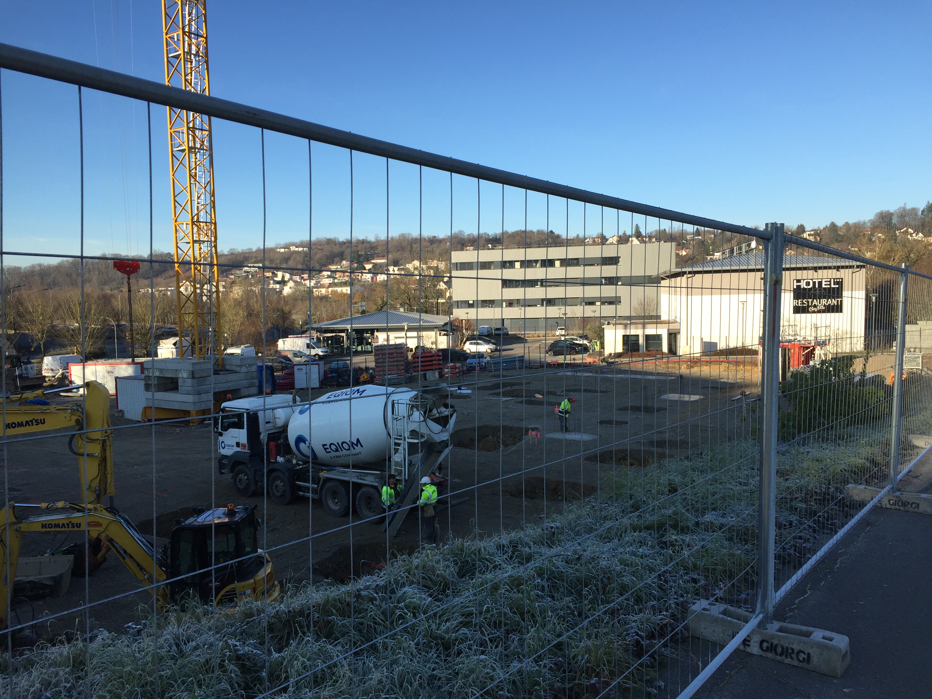 Le chantier Témis à Besançon