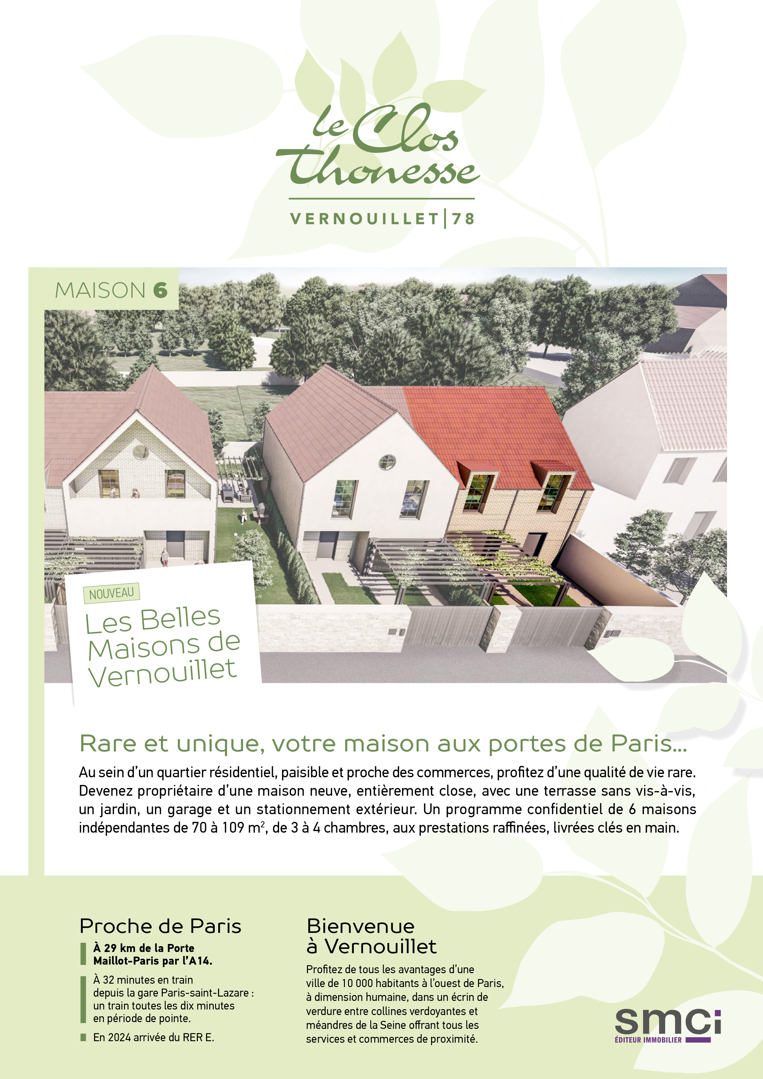 Maisons neuves à Vernouillet 78