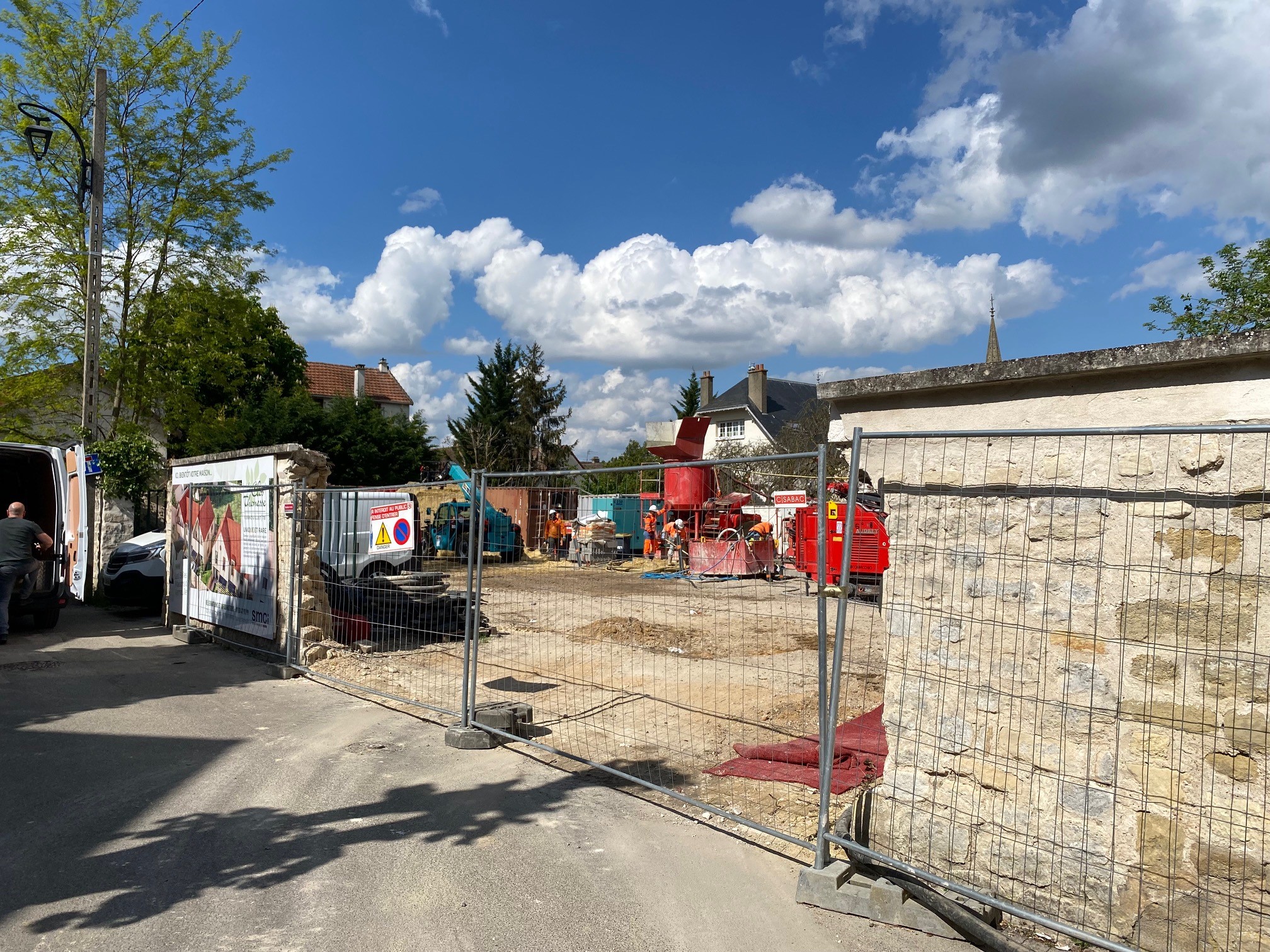 Démarrage des travaux Le Clos Thonesse à Vernouillet