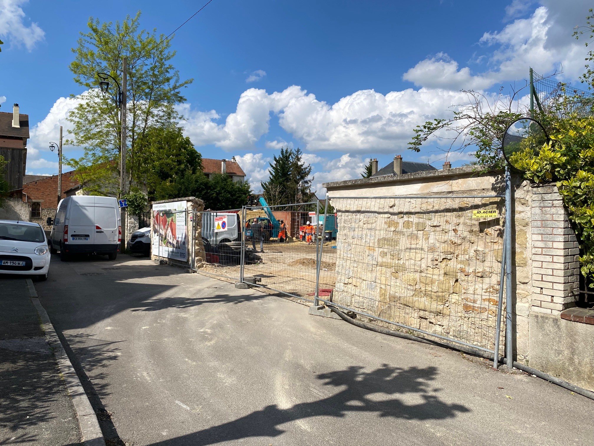 Démarrage des travaux Le Clos Thonesse à Vernouillet