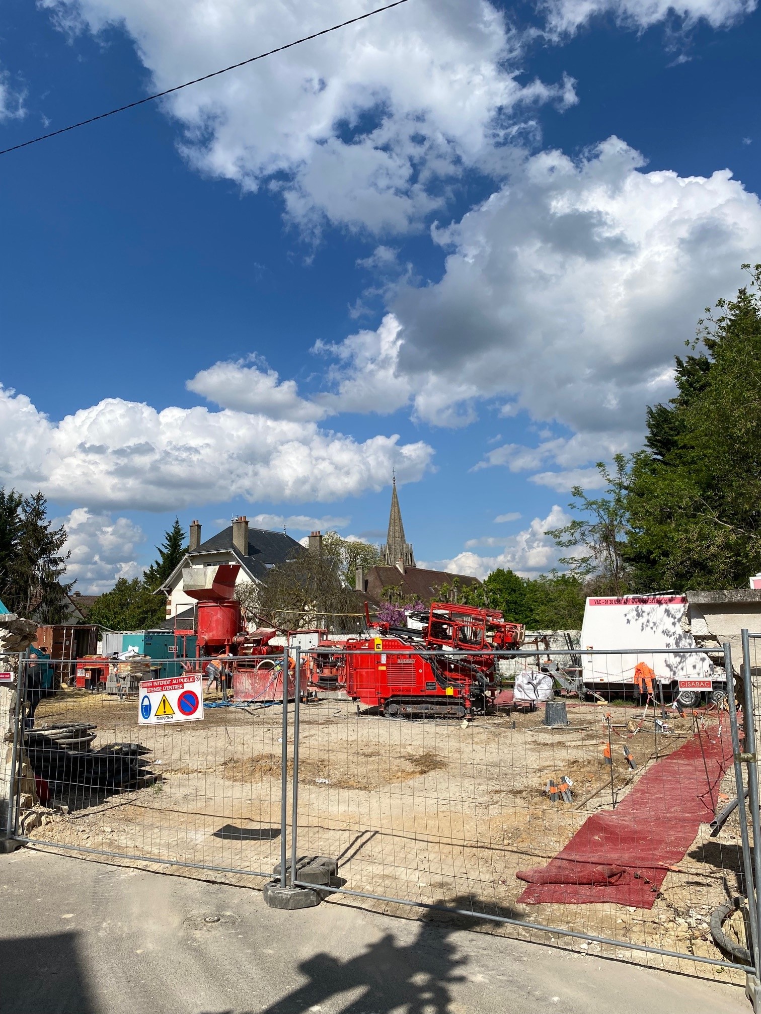 Démarrage des travaux Le Clos Thonesse à Vernouillet