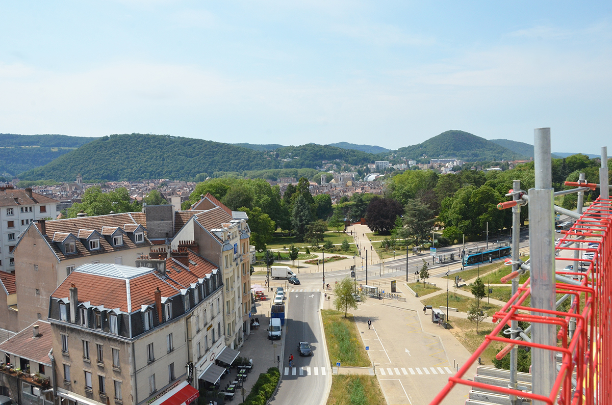 Vue imprenable sur Besançon