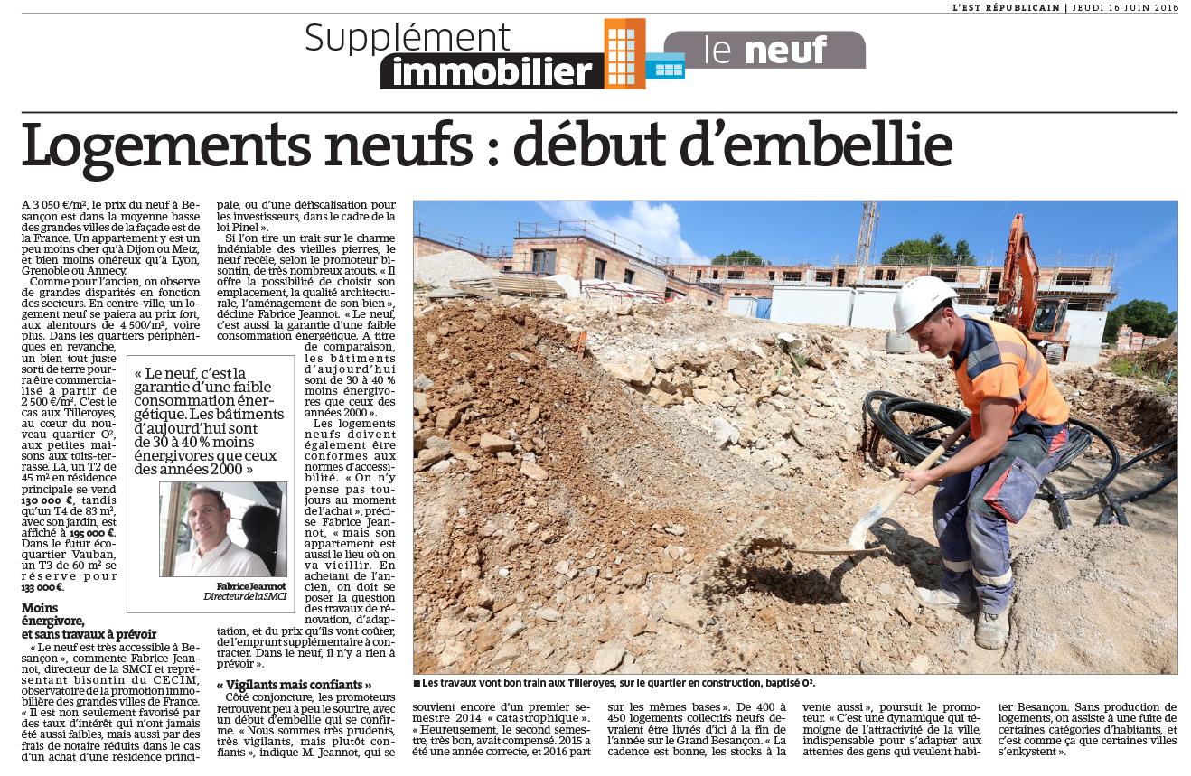 Logements neufs : début d'embellie