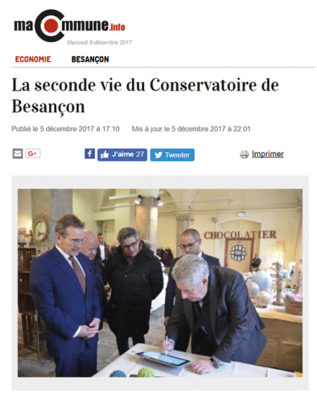 La seconde vie du Conservatoire de Besançon