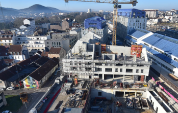 Vue du chantier de la résidence GENIUS