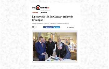 Article/ vidéo : La seconde vie du Conservatoire de Besançon